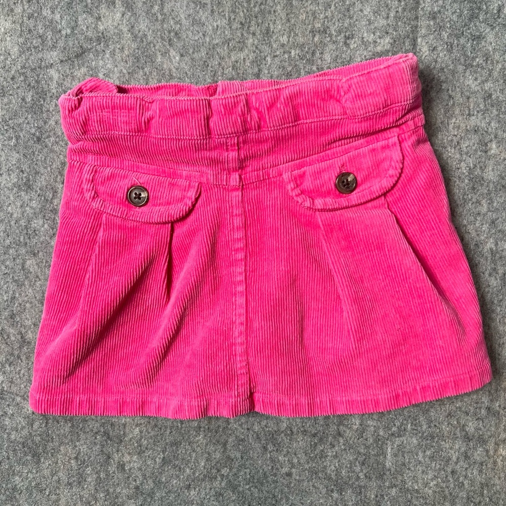 Ralph Lauren Toddler Girl‎ Size 4T Vibrant Pink Corduroy Skirt